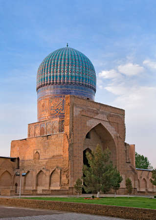 Bibi-Khanym mosque, Samarkand, Uzbekistan - UNESCO World Heritageの写真素材