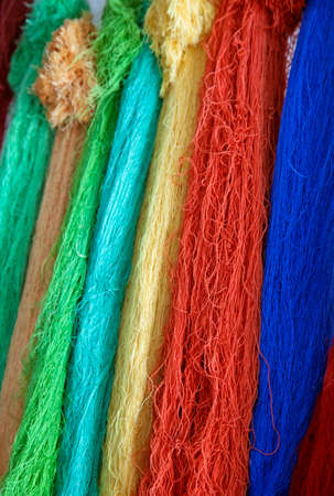 Multicolored thread background