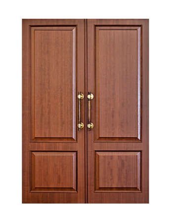 Modern wooden door