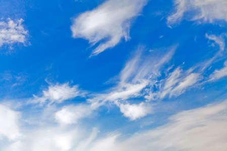 Blue sky with cloudsの写真素材