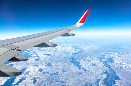 View from an airplane
