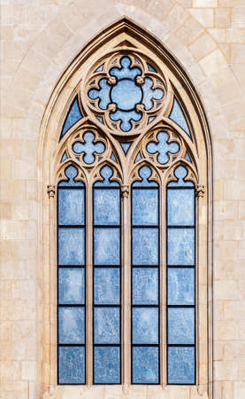 Window of a gothic cathedral