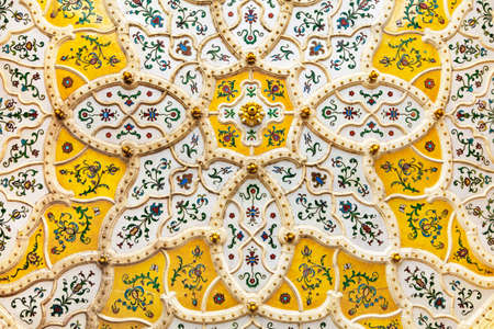Ceiling of Museum of Applied arts in Budapestの写真素材
