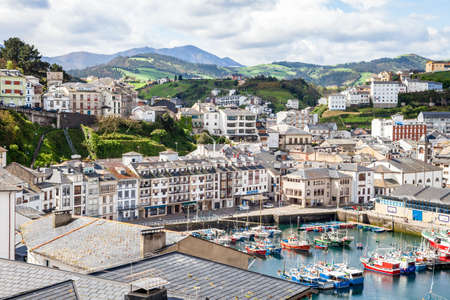 LUARCA, SPAIN - APRIL 25, 2015 - Seaport of Luarcaのeditorial素材