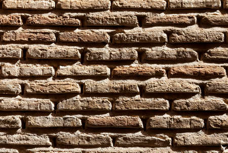 Old wall with brickwork, texture