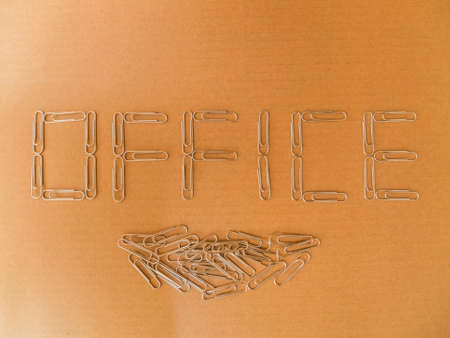 paper clip  in a word, that office.の写真素材