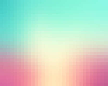 abstract blur square pixel mosaic background, colorful,blurred wallpaper,sunsetの写真素材