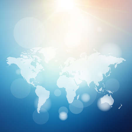Abstract blurred map texture background - Trendy business website template with copy spaceのイラスト素材