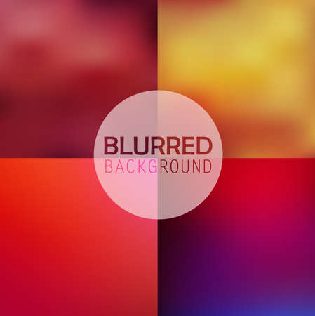 Set of  soft blurred abstract background set collection in subtle flower colorsのイラスト素材