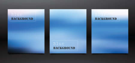 Set of Flyer  Poster Design in A4 Size Template, colorful nature bannersのイラスト素材