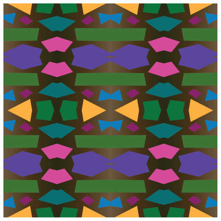 abstract background design mosaicのイラスト素材