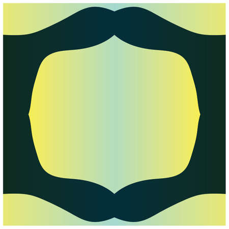 abstract vector background design green yellowのイラスト素材