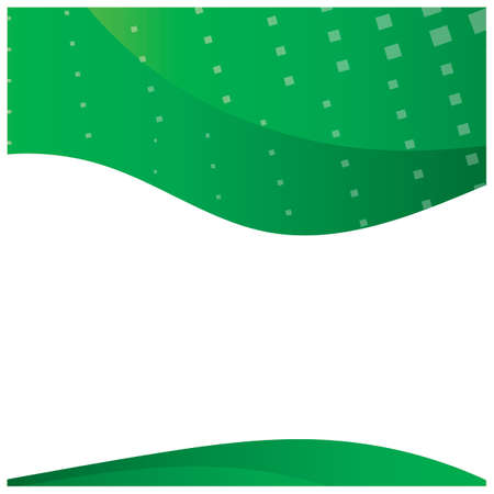 brochure vector background design green colorのイラスト素材
