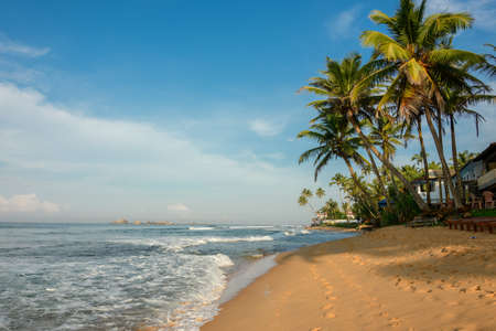 Hikkaduwa Beach, Sri Lankaの写真素材