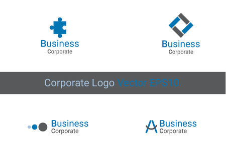 Corporate Logo Identity Vector&#x9;&#xA;のイラスト素材