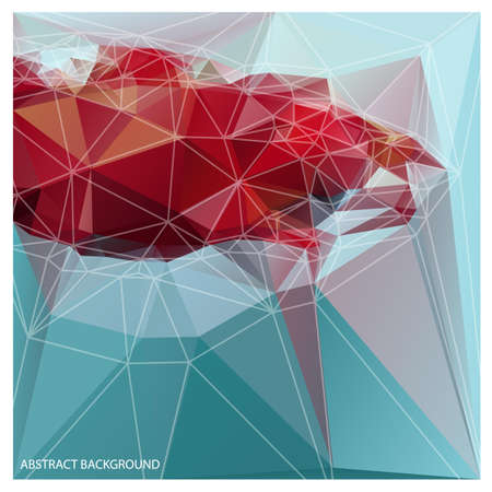 Abstract geometric background colorful illustration.のイラスト素材