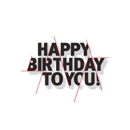 Happy birthday. Vector illustration.のイラスト素材