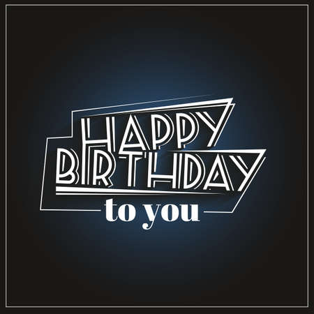 Happy birthday. Vector illustration.のイラスト素材