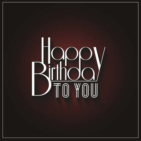 Happy birthday template designのイラスト素材