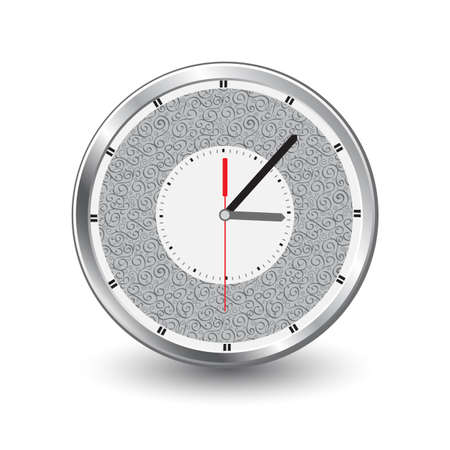 Clock in Colorful illustrations. Flat vector illustration.のイラスト素材