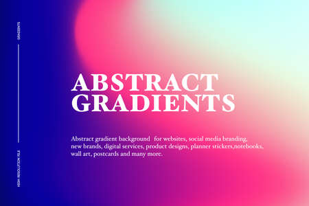 Gradient abstract background. Colorful gradient abstract illustration in blur style. Your design for applications.のイラスト素材