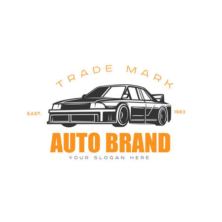car emblem. auto brand. design elements.のイラスト素材