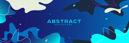 Minimal geometric background. Dynamic color composition of abstract shapes.のイラスト素材