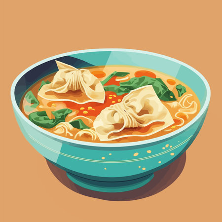 Chinese Food Sweet and Sour Pork. delicious authentic asian food isolated vector illustration background for menu poster template designのイラスト素材