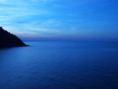 Blue sky and seaの写真素材