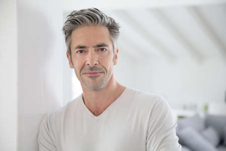 Portrait of attractive 50-year-old man Portrait of attractive 50-year-old man