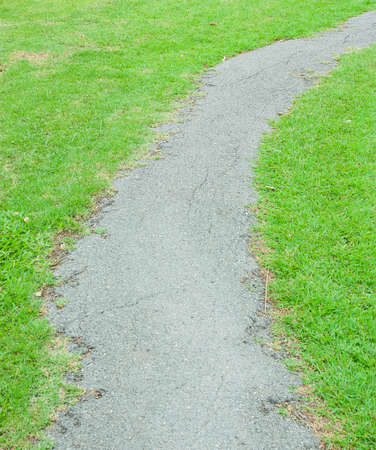 Concrete walkwayの写真素材