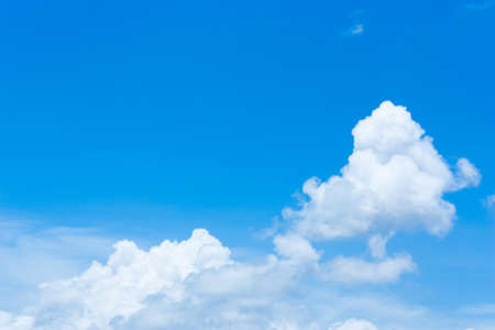 blue sky with cloudの写真素材