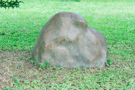 Decorate Stone in gardenの写真素材