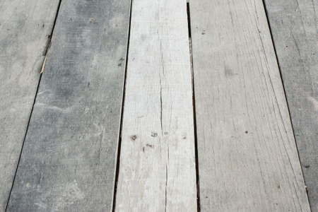 This is a wood floor outdoorの写真素材