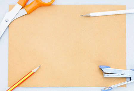 office tools and empty space for copy space