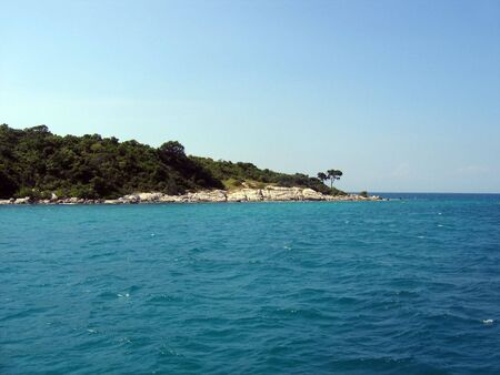 Koh Man Wichai in the Gulf of Siamの写真素材
