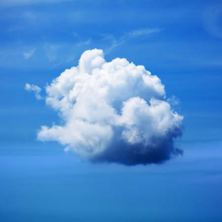 Beautiful cloud in blue sky with good shape.