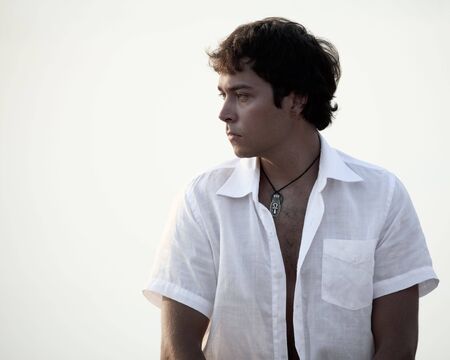 fashion style portrait of a handsome men