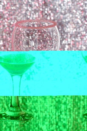 Sexy Santa's helper with glass of champagneの写真素材