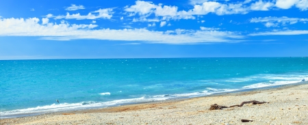 Panorama of the Tasman sea coastlineの写真素材