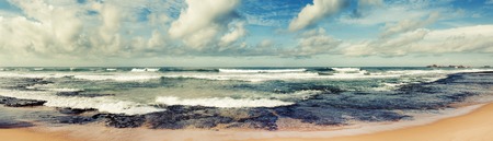 View of the Indian ocean. Panoramaの写真素材