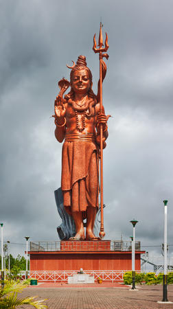Lord Shiva statue at Grand Bassin. Mauritiusの写真素材