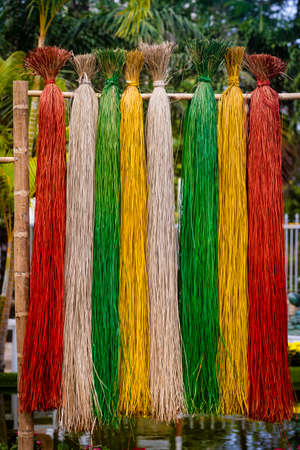 Lunar new year flower market and decorationsの写真素材