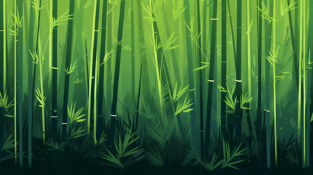 Bamboo forest background. AI Generativeの素材