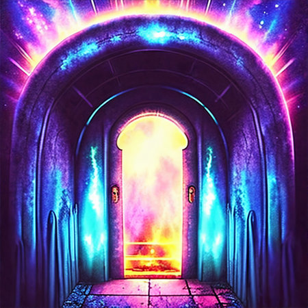 Gate to other dimension. AI Generativeの素材