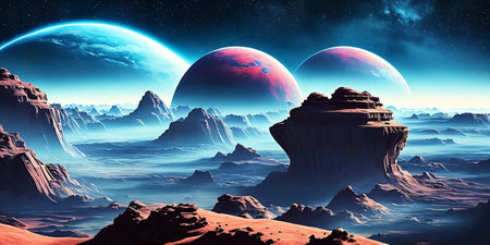 Space exploration images featuring advanced telescopes, satellites, and space stations observing distant galaxies, black holes, and celestial phenomena in the cosmos.の素材