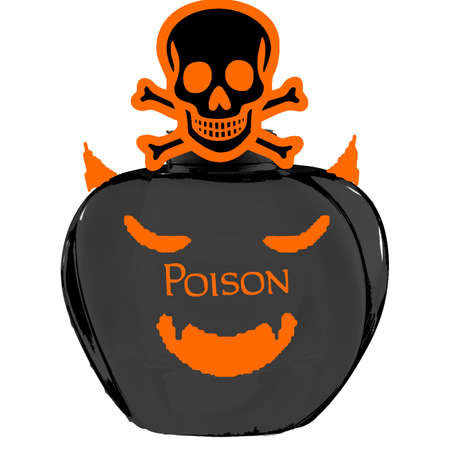 Helloween Perfume Bottle Emojiの写真素材