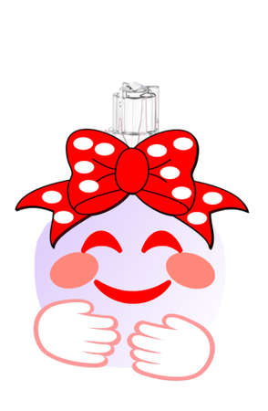 Perfume Bottle Emoji - Thanksgivingの写真素材
