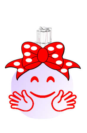 Perfume Bottle Emoji - Thanksgivingの写真素材