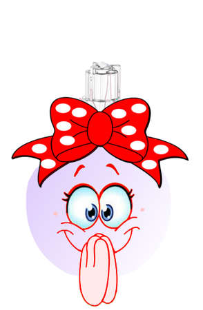 Perfume Bottle Emoji - Thanksgivingの写真素材